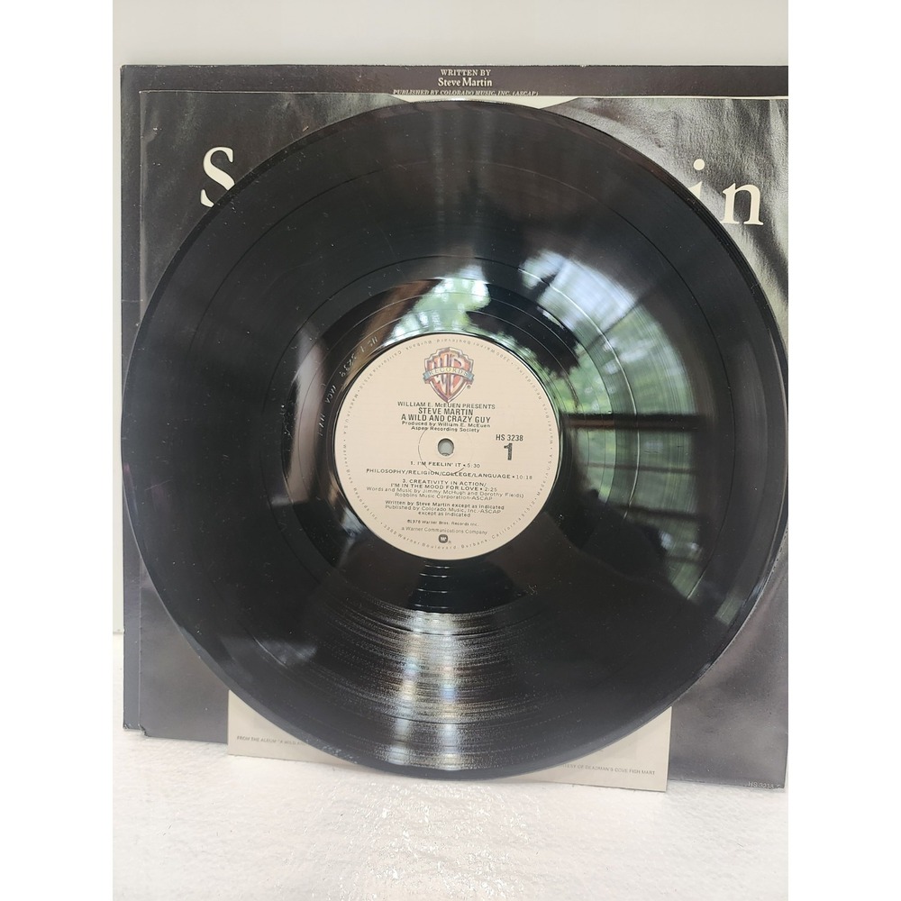 Steve Martin A Wild And Crazy Guy Vinyl LP W/Picture - Picture 8 of 9